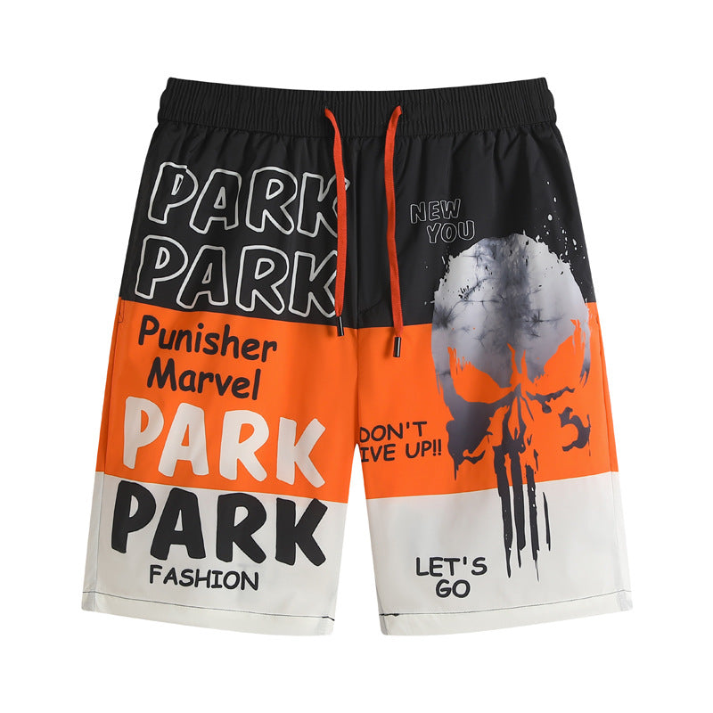 Men Shorts Summer Loose Beach Pants Men