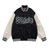 Letterman Jacket Outfit Senior Jackets Varsity Baseball Coat Men's Loose Jacket Jacket