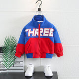 Toddler Boys Jackets Boy's Autumn Coat Baseball Uniform