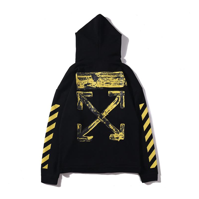 Off White Hoodie Plus Size Casual, Stylish and Comfortable Sweater Cotton Unisex Clothing Owt