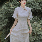 Women Cottagecore Dress Retro Elegant Dress Young