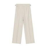 Men Suit Pants Men's Clothing Summer Leisure Straight Trousers