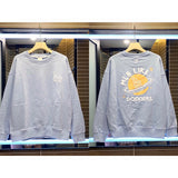 Yankees Spring Printed Round Neck Graffiti Cartoon Couple Sweater
