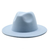 Walter White Fedora Fur Felt Hat Men and Women Autumn Winter Retro Fedora Hat