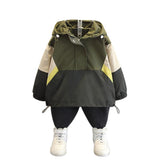 Toddler Boys Jackets Boy's Autumn Coat Hooded Top