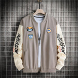 Varsity Jacket for Men Baseball Jackets Spring Loose Letter Printed Baseball Uniform Coats