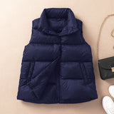 Women Winter Coats Puffer down down down down down Vest Female Autumn and Winter down Vest