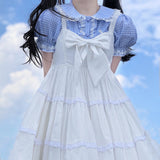 Gothic Lolita Harajuku Style Clothing Lolita Inner Plaid Shirt