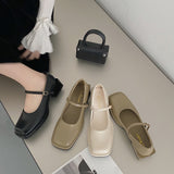 Nude Pumps Block Heel