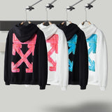 Off White Hoodie Plus Size Casual and Comfortable Sweater Women Cotton Owt