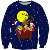 The Simpsons Sweatshirts Simpsons 3D Printed Crew Neck Sweatshirt