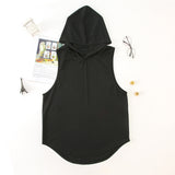 Man Tanks Hooded Fitness Vest Men