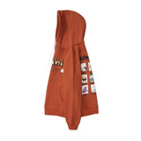 Man Fall Winter Outfis Winter Cartoon Printed Sweater Men's Loose Couple Hoodie