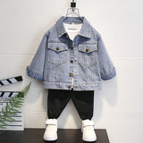 Toddler Boys Jackets Autumn Wear Denim Jacket Baby Boy