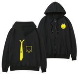 Smiley Face Hoodie Smiley Face Spring and Autumn Hoodie Men's and Women's Casual Clothes Zipper Coat