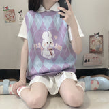 Gothic Lolita Harajuku Style Clothing Sweater Soft Girl College Style Vest