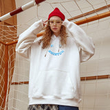 Smiley Face Hoodie Hooded Sweater Men's Loose Large Size Autumn and Winter
