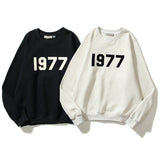 Kanye West Sunday Service Sweatshirt Printed Casual Round Neck Fleece-Lined Sweater