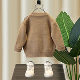 Toddler Boys Jackets Autumn Knitted Sweater Baby Clothes