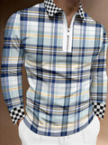 Polo Shirts Fall Men's Long Sleeve T-shirt Slim Polo Shirt
