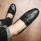 Loafers for Men Summer Men's Shoes Closed Toe Half Slippers Men