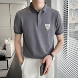 Men Polo Shirts Lapel T-shirt