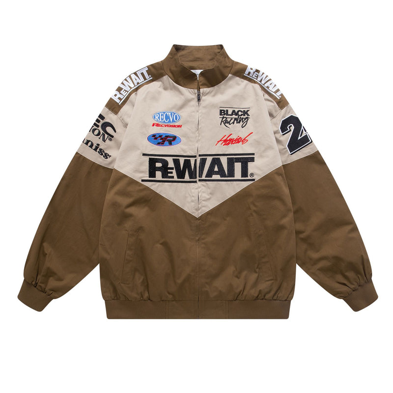 Blackair Jacket Motorcycle Clothing Vintage Spring Jacket Coat