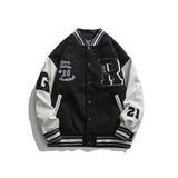 Letterman Jacket Outfit Senior Jackets Varsity Baseball Coat Autumn and Winter Trendy Top for Men