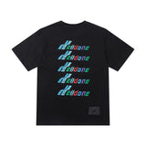 We11done T Shirt High Quality Letter Print Loose Casual Men's and Women's Short Sleeve