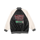 Letterman Jacket Outfit Senior Jackets Varsity Baseball Coat Letter Embroidered PU Leather Men's Baseball Uniform Jacket