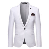 Seersucker Suit Men's Suit Three-Piece Suit Evening Gown