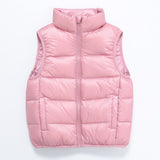 Kids Winter Coats Puffer Jacket down Coat Autumn and Winter Children's down Vest Boys' Vest Thickened