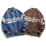 Varsity Spring Large Size Sports Retro Personalized Baseball Women Jacket