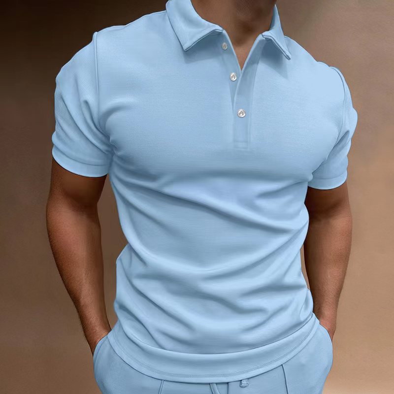 Polo Shirts Summer Men's Polo Shirt Short-Sleeved T-shirt