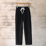 Men Suit Pants Straight Loose Casual Pants