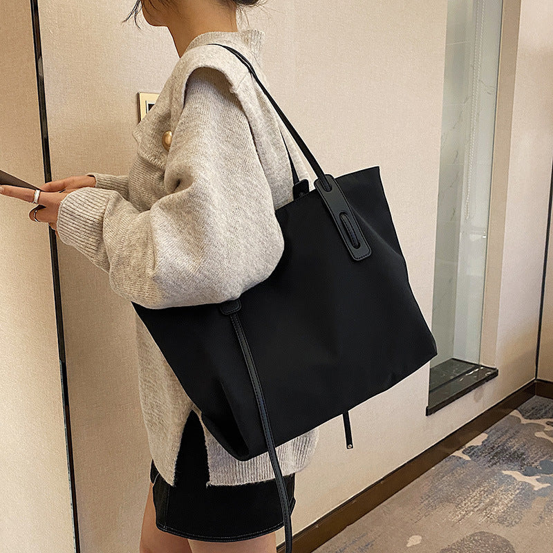The Teacher Tote Women's Tote Large Capacity Women's Bag Handbag Casual Shoulder Bag Commuter Oxford Cloth Bag