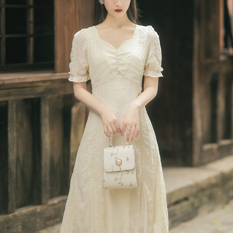 Women Cottagecore Dress Elegant Dress Summer