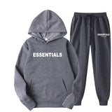 Fear Of God Fog Essentials Set Sweater Men and Women Double Line High Street Fashion Brand Fall Winter Coat