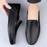 Loafers for Men Spring Low-Top Tods Casual round Toe Men's Casual Shoes