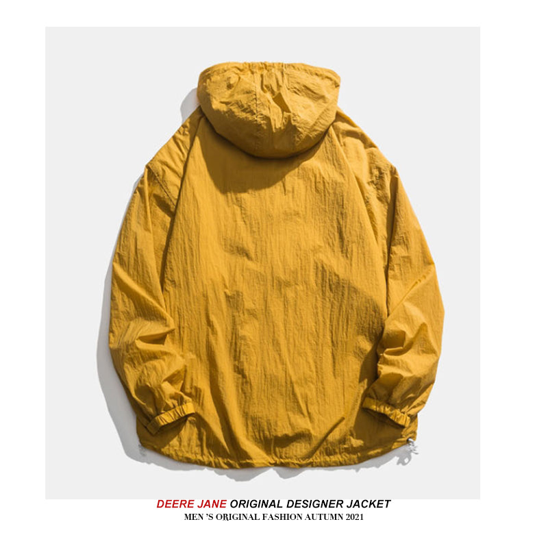 Men Sun Protection Clothing Summer Sun Protective Clothes Men American Style Loose All-Matching
