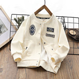 Children Baseball Jacket Autumn Foreign Baseball Uniform Jacket Girl Jacket