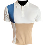 Men Polo Shirts Slim Fit Fashion Polo Collar T-shirt