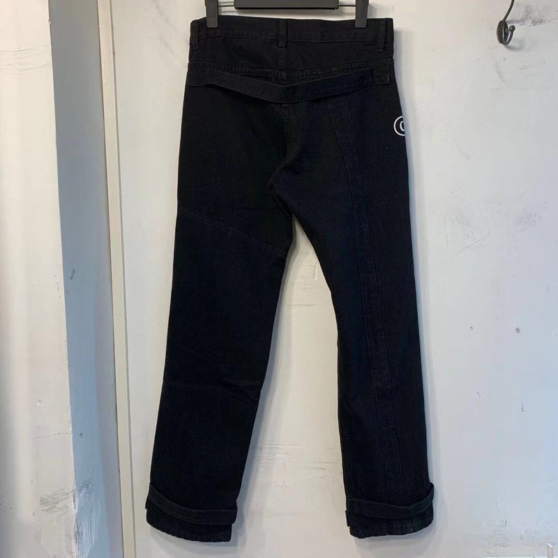 Off White Winter Pants Spring/Summer Off English Letter Printed Casual Jeans for Men and Women