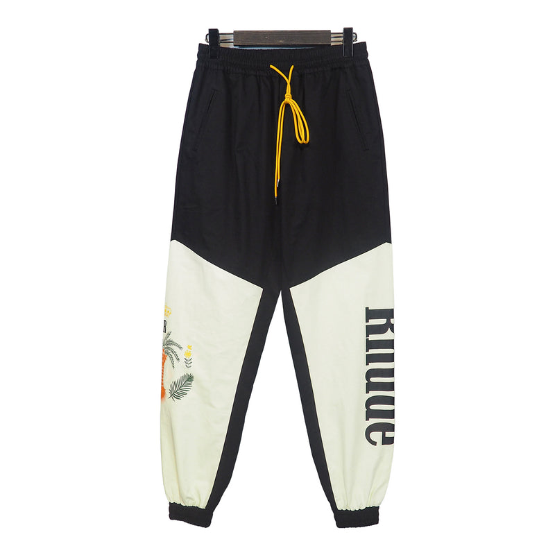 Rhude Pant Peace Dove Printed Men's and Women's Casual Trousers