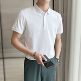 Men Polo Shirts Men's Short-Sleeve Lapel T-shirt