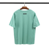 Fog Essentials Tshirts Fog Fear Of God Rich FG Colorful Reflective Printed Men's and Women's Loose Short-Sleeved T-shirt