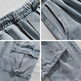 Men Cargo Pants Men's Pocket Jeans Spring Trousers