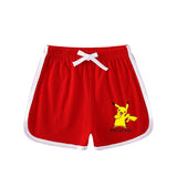 Children Pokemon Pikachu Shorts Baby Skin-Friendly Cotton Children's Shorts
