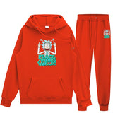 Rick and Morty Tracksuit Pullover Hoodie Sweatshirts Printed Sweater Suit Men's Anime Leisure Comfortable Clothing