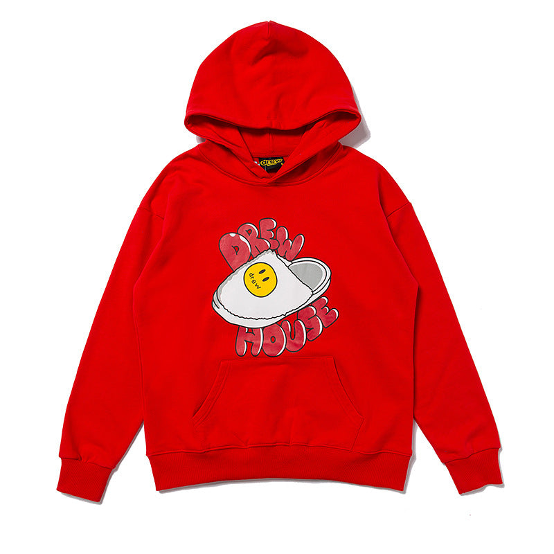 Justin Bieber Drew House Hoodie Autumn and Winter Hooded Sweater Casual Men's Coat